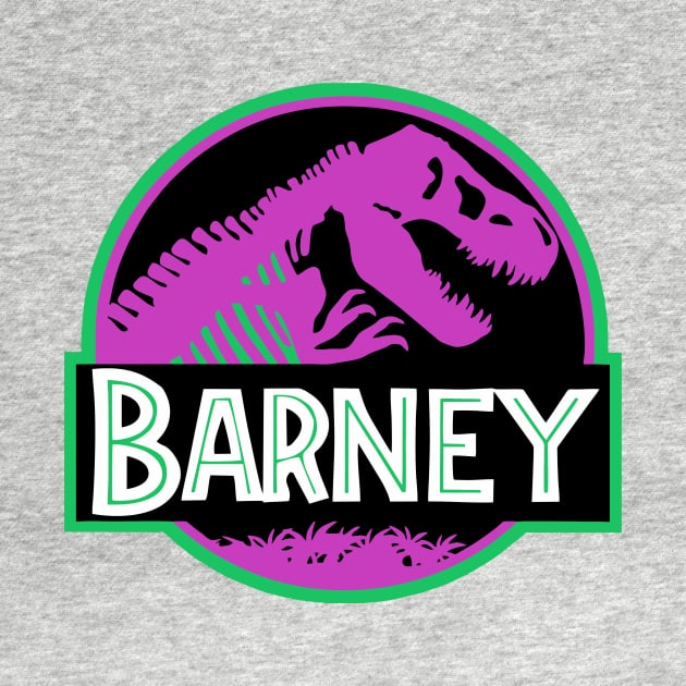 Barney - Jurassic Park Logo Parody by TSHIRTS 1138